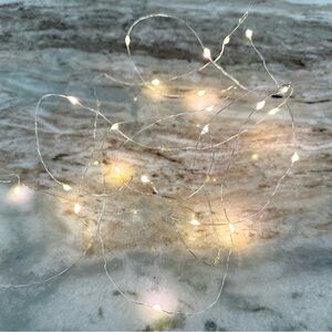 Led Bright White Fairy String Lights Battered Operated- Christmas Decor /Holiday